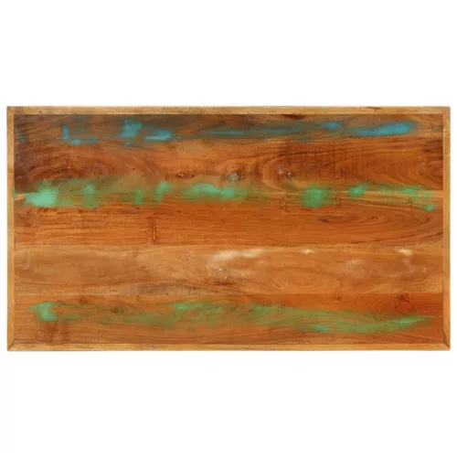  tömör újrahasznosított fa dohányzóasztal 100 x 55 x 45 cm