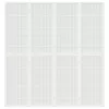  4 paneles fehér japán stílusú összecsukható paraván 160x170 cm