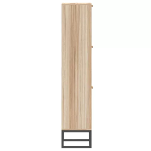  szerelt fa cipőszekrény 52 x 25 x 120 cm