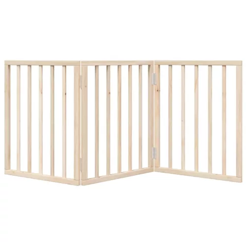 nyárfa 3 paneles összecsukható kutyakapu 150 cm