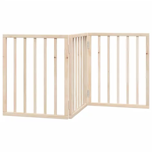  nyárfa 3 paneles összecsukható kutyakapu 150 cm
