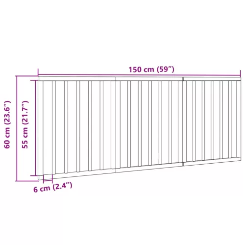  nyárfa 3 paneles összecsukható kutyakapu 150 cm
