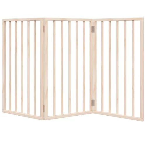 nyárfa 3 paneles összecsukható kutyakapu 150 cm