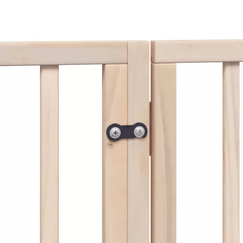  nyárfa 4 paneles összecsukható kutyakapu ajtóval 320 cm