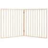  nyárfa 2 paneles összecsukható kutyakapu 160 cm