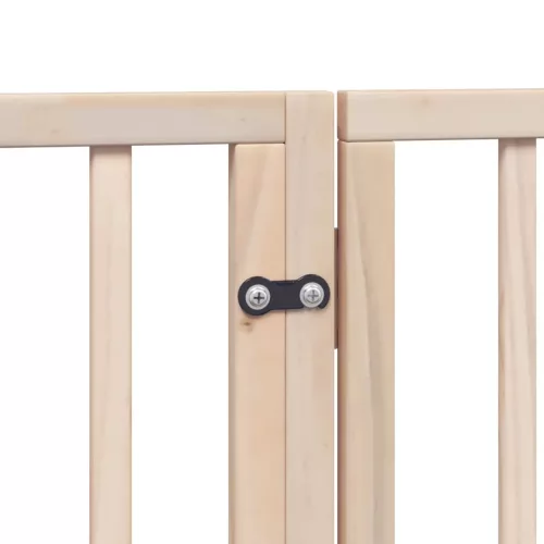  nyárfa 4 paneles összecsukható kutyakapu ajtóval 320 cm