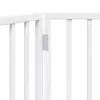  fehér nyárfa 3 paneles összecsukható kutyakapu 150 cm