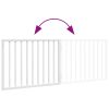  fehér nyárfa 2 paneles összecsukható kutyakapu 160 cm
