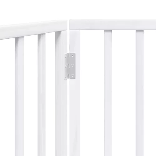  fehér nyárfa 2 paneles összecsukható kutyakapu 160 cm
