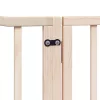  nyárfa 4 paneles összecsukható kutyakapu ajtóval 320 cm