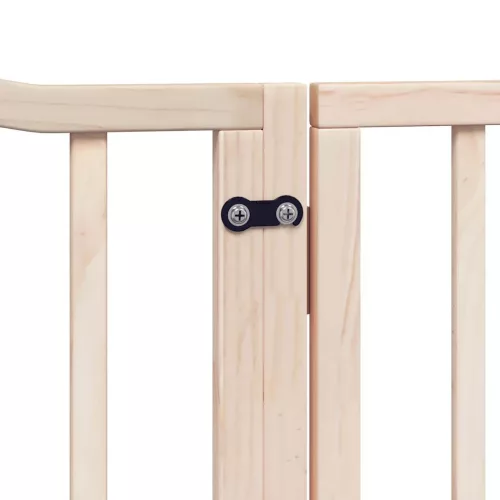  nyárfa 4 paneles összecsukható kutyakapu ajtóval 320 cm