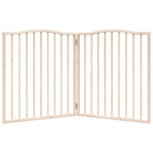  nyárfa 2 paneles összecsukható kutyakapu 160 cm