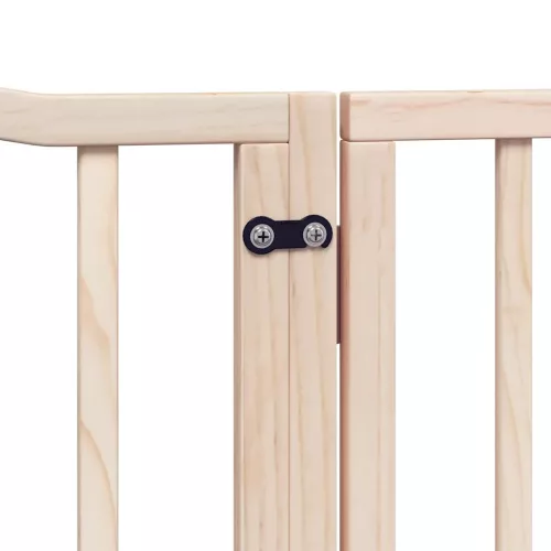  nyárfa 4 paneles összecsukható kutyakapu ajtóval 320 cm