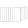 fehér nyárfa 2 paneles összecsukható kutyakapu 160 cm