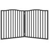  fekete nyárfa 2 paneles összecsukható kutyakapu 160 cm