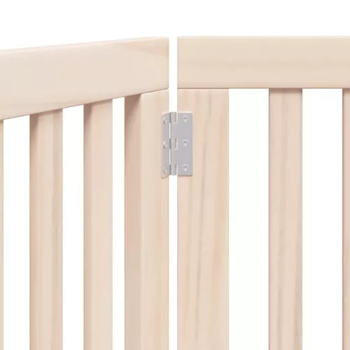  nyárfa 3 paneles összecsukható kutyakapu 150 cm