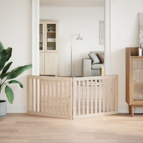  nyárfa 2 paneles összecsukható kutyakapu 160 cm