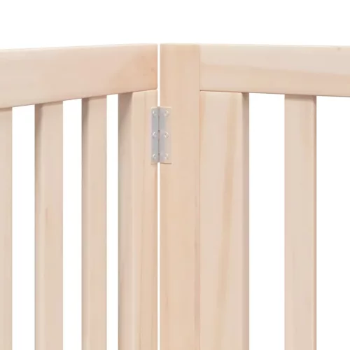  nyárfa 4 paneles összecsukható kutyakapu ajtóval 320 cm