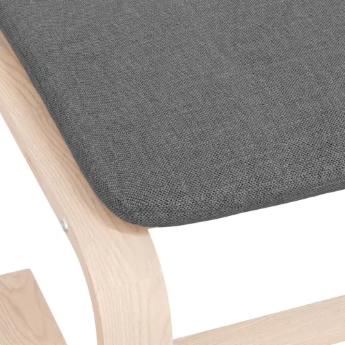  sötétszüke szövet lábzsámoly 51x41x40 cm