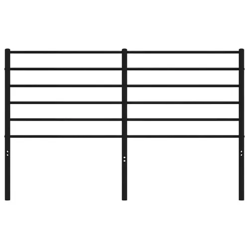  fekete fém csere fejtámla 120 cm