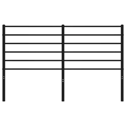  fekete fém csere fejtámla 135 cm