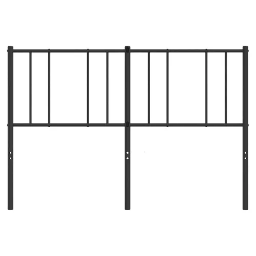  fekete fém csere fejtámla 135 cm