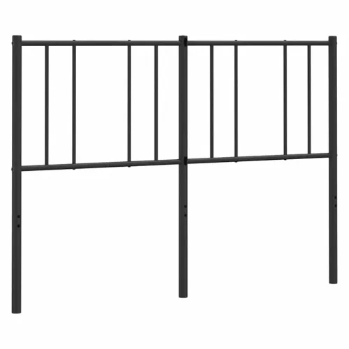  fekete fém csere fejtámla 160 cm