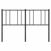  fekete fém csere fejtámla 160 cm