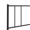  fekete fém csere fejtámla 160 cm