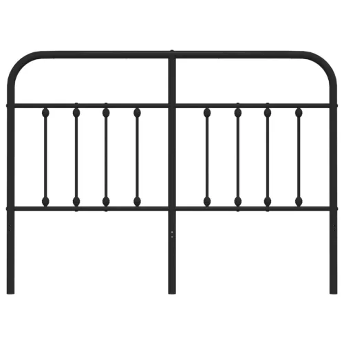  fekete fém csere fejtámla 140 cm