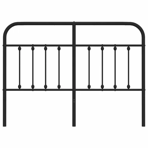  fekete fém csere fejtámla 150 cm