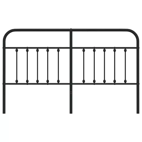  fekete fém csere fejtámla 180 cm