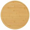  6 db bambusz vágódeszka Ø30 x 1,5 cm