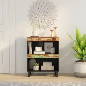    tömör újrahasznosított fa tálalószekrény 60 x 33 x 75 cm