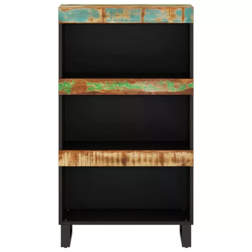  tömör újrahasznosított fa tálalószekrény 60 x 33 x 107 cm