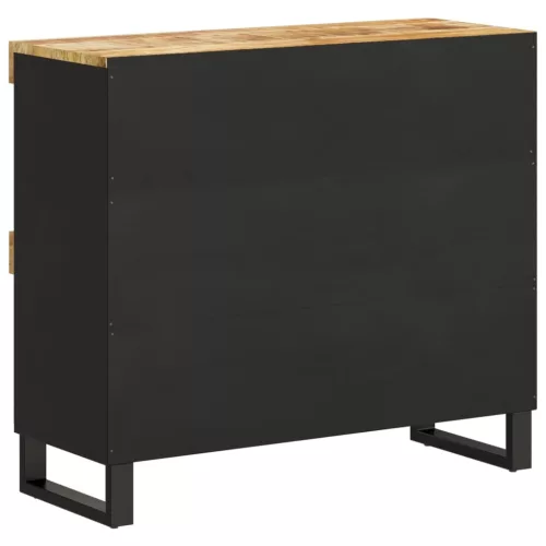  tömör mangófa tálalószekrény 85 x 33 x 75 cm