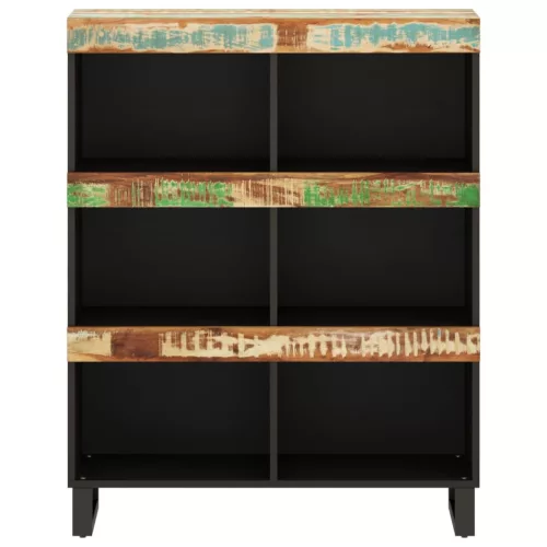  tömör újrahasznosított fa tálalószekrény 85 x 33 x 107 cm