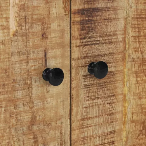  tömör mangófa tálalószekrény 4 ajtóval 60 x 33 x 75 cm