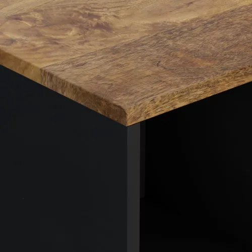  tömör mangófa tálalószekrény 2 ajtóval 80 x 33 x 75 cm