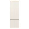  VIGO fehér tömör fenyőfa szekrény 90 x 55 x 170 cm