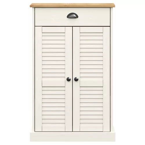  VIGO tömör fenyőfa cipőszekrény 60x35x96 cm