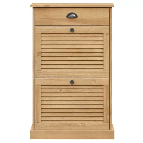  VIGO tömör fenyőfa cipőszekrény 60x35x96 cm