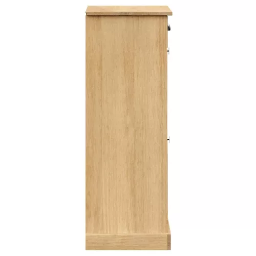  VIGO tömör fenyőfa cipőszekrény 60x35x96 cm