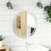  kerek LED-es fürdőszobai tükör 70 cm