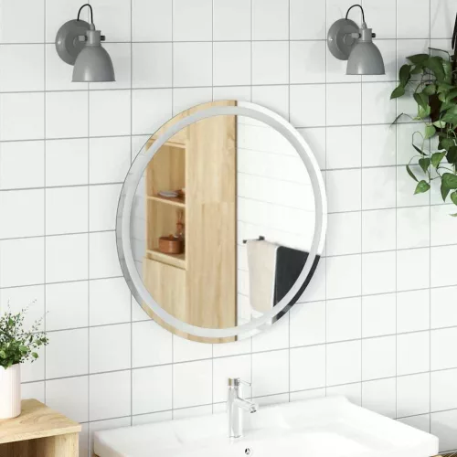  kerek LED-es fürdőszobai tükör 70 cm