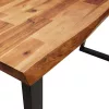  tömör akácfa konzolasztal természetes éllel 140 x 40 x 80 cm