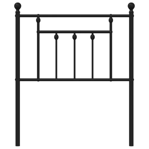  fekete fém csere fejtámla 75 cm