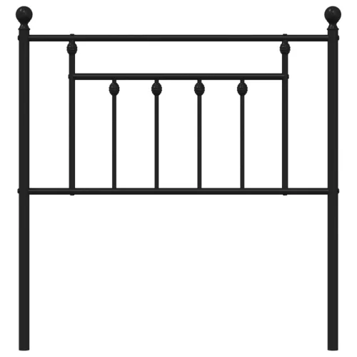  fekete fém csere fejtámla 80 cm