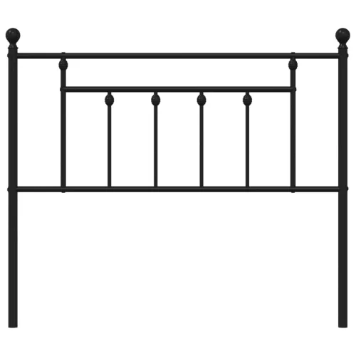  fekete fém csere fejtámla 107 cm