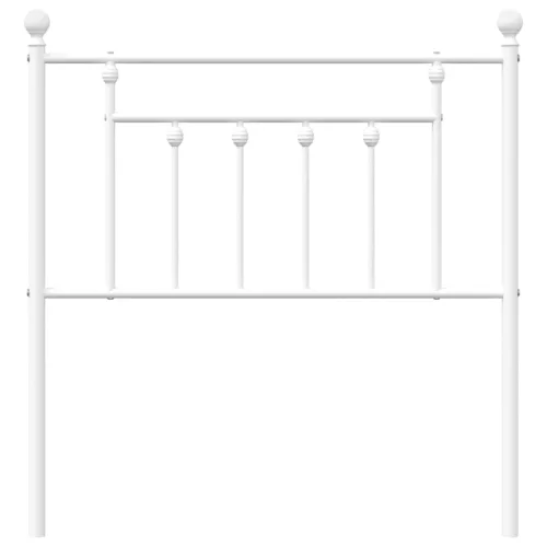  fehér fém fejtámla 80 cm